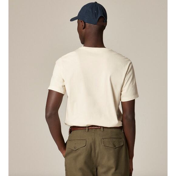 J.Crew Broken in Tee Shirt Crewneck Short Sleeve Cotton Pale Fern Mens Large NWT - Picture 3 of 11